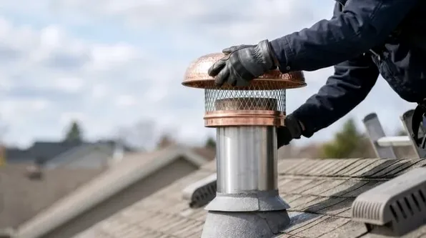 Chimney cap fitted in Pelham